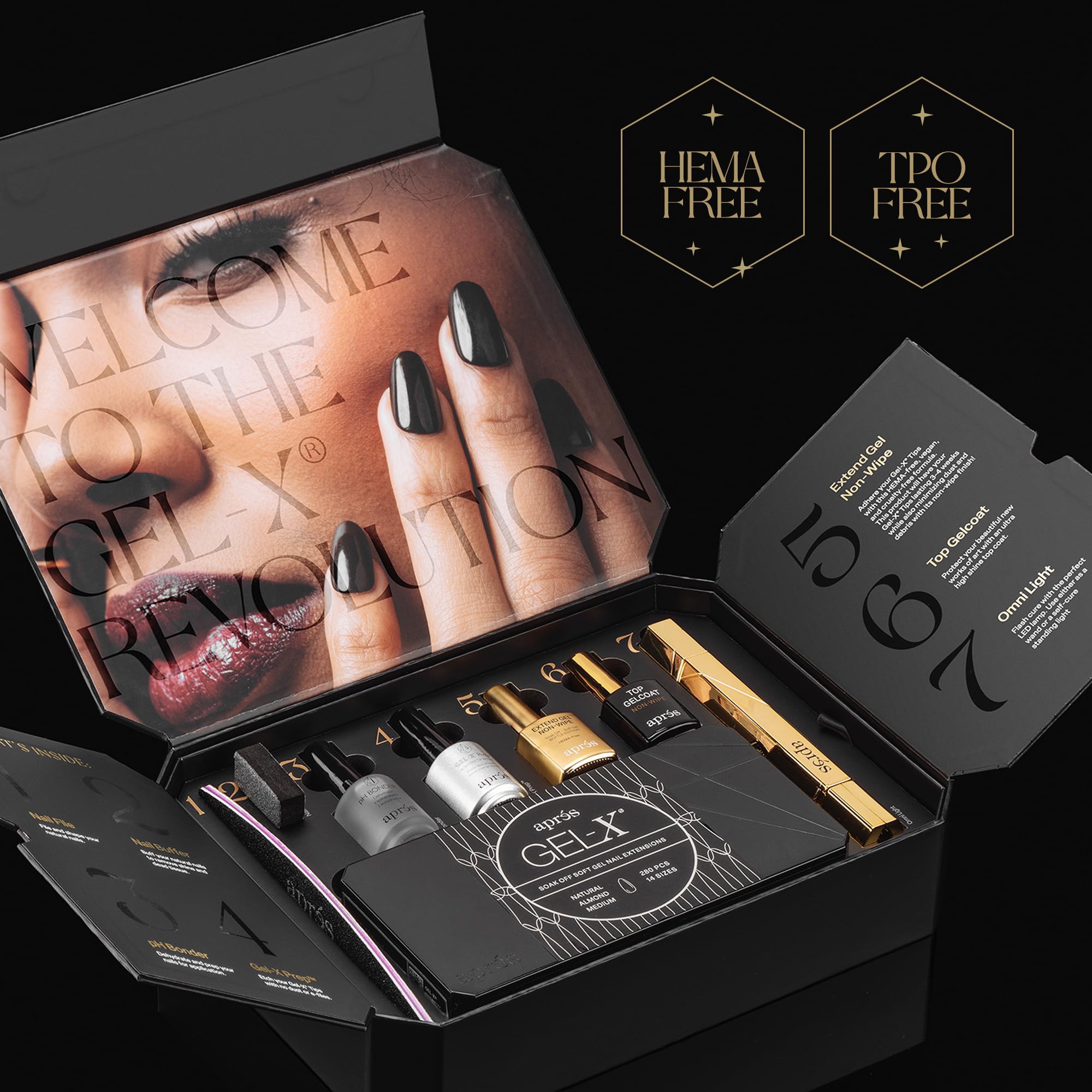 Aprés Gel-X® Professional Nail Extension Starter Kit, 14 Sizes